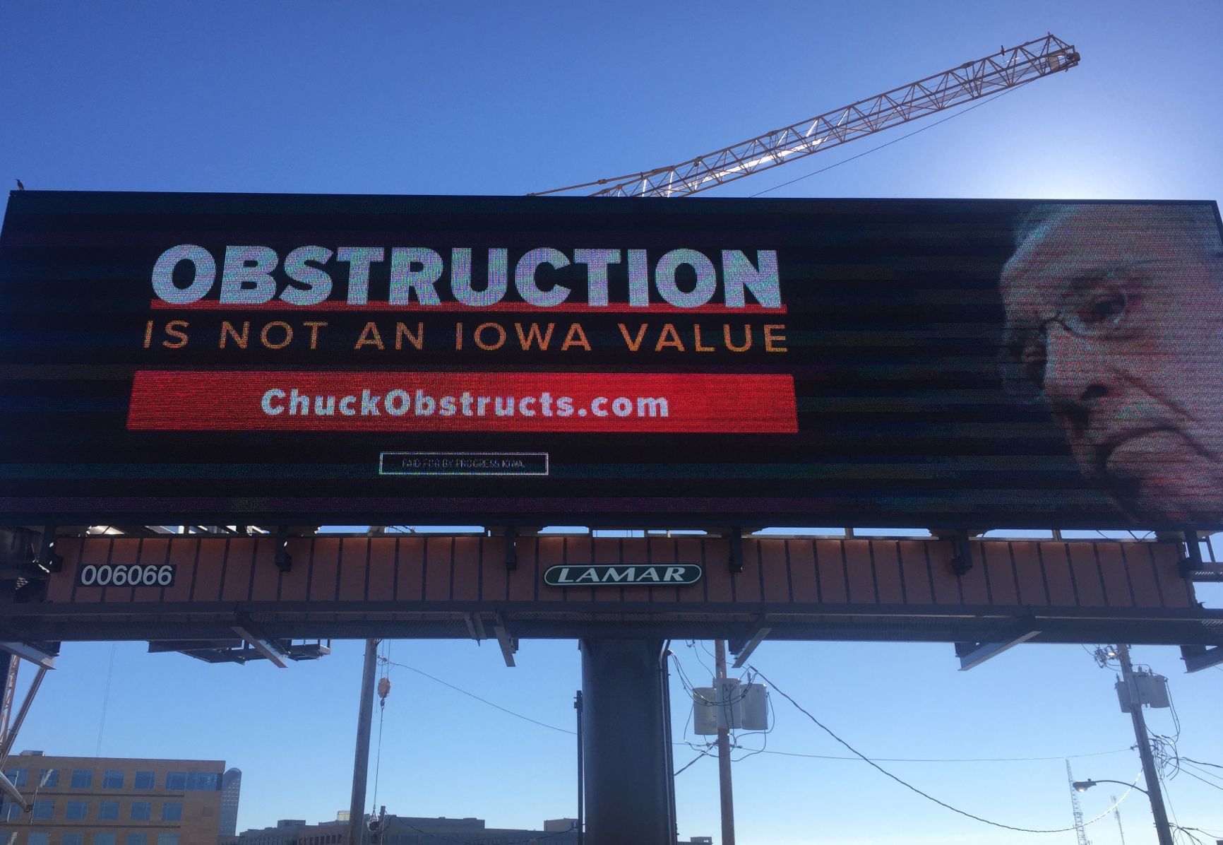 Grassley billboard